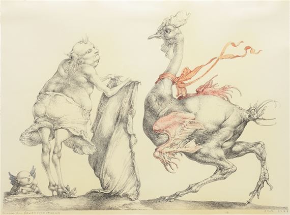 Casanova bei Schreiben seiner Memoiren