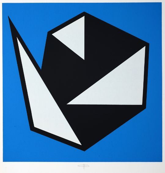 Schwebend by Hermann Glöckner, 1982