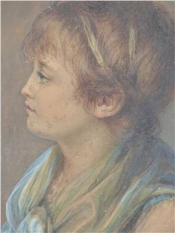 portrait of the artist's daughter Cecilia - Pierre Noel Violet