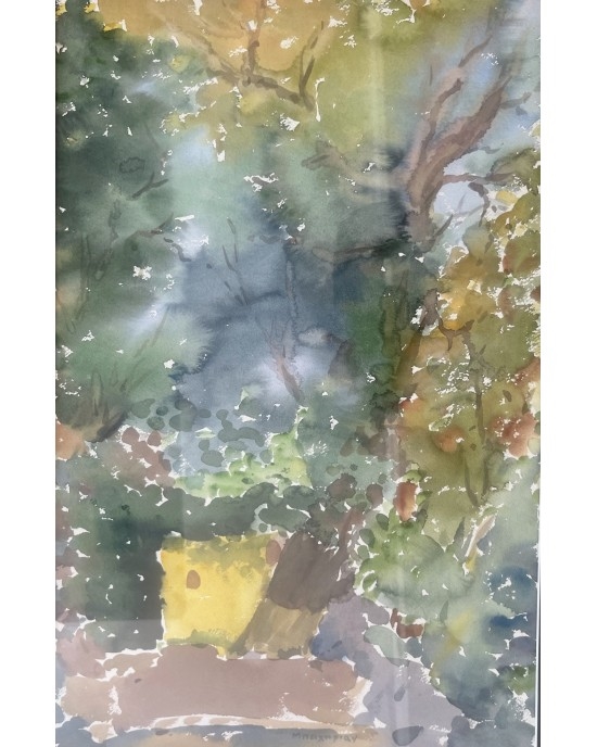 Artwork by Asantour Bacharian, COMPOSITION, Made of Watercolor On Paper