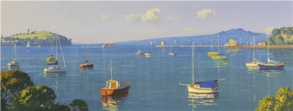 Afternoon Light on the Waitemata by Simon Williams
