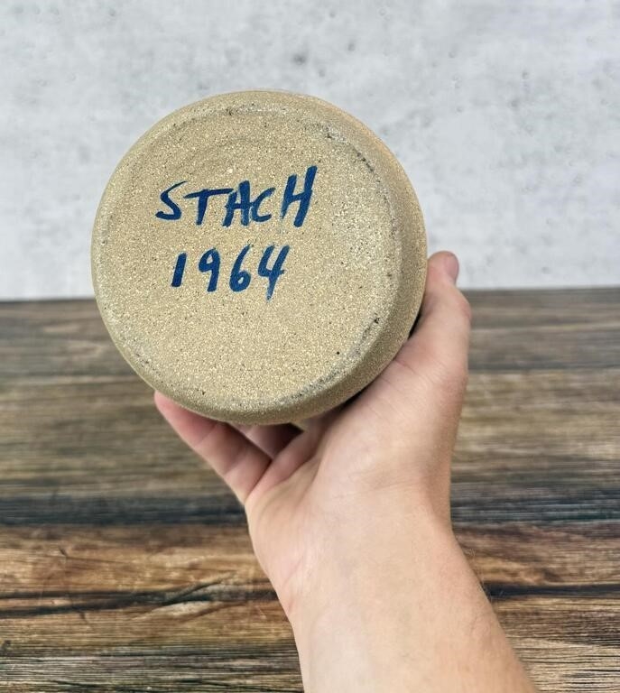 Artwork by Leonard Stach, Montana Studio Pottery Vase