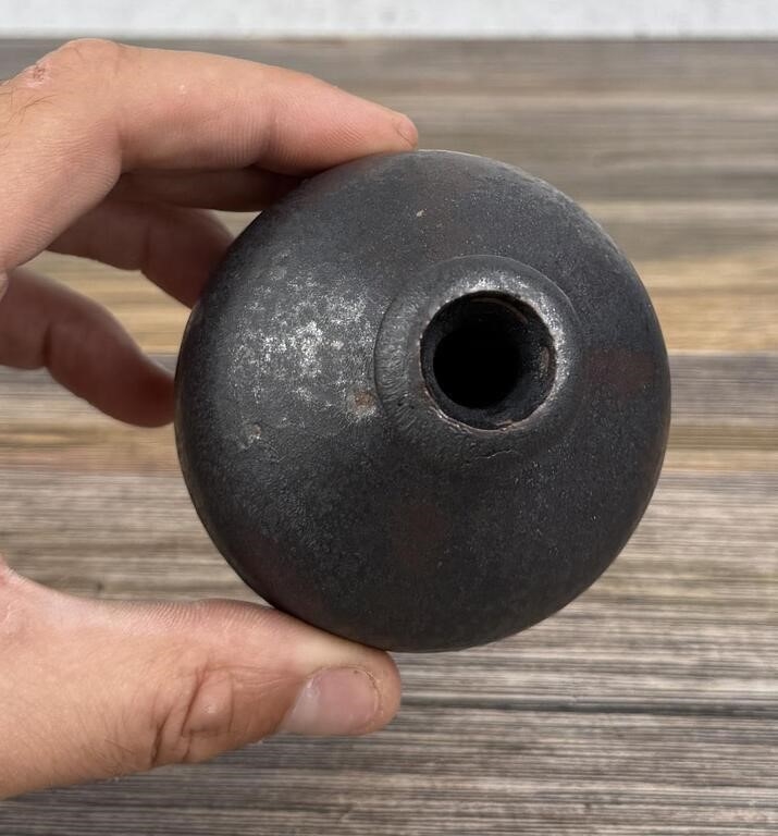 Artwork by Monte Dolack, Monte Dolack Montana Studio Pottery Weed Pot, Made of Pottery