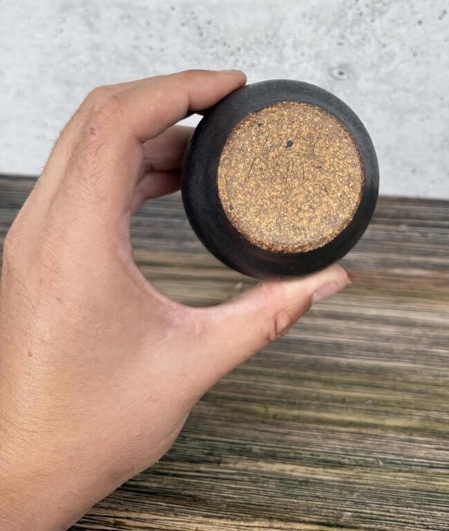 Artwork by Monte Dolack, Monte Dolack Montana Studio Pottery Weed Pot, Made of Pottery