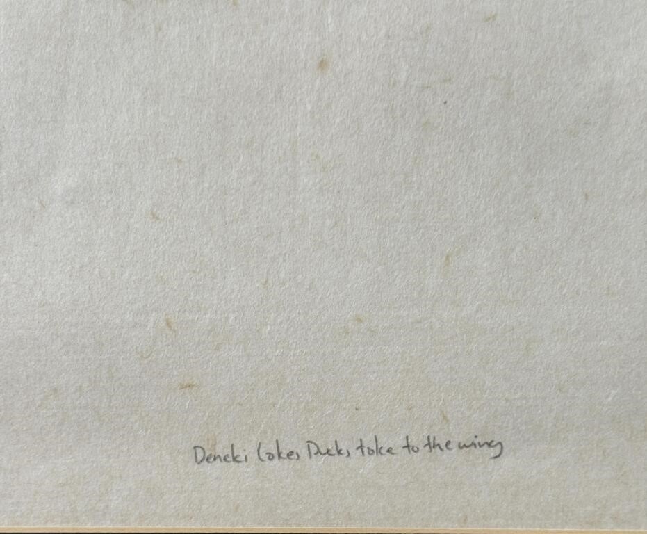 Artwork by Dirk Lee, Montana Ducks Print