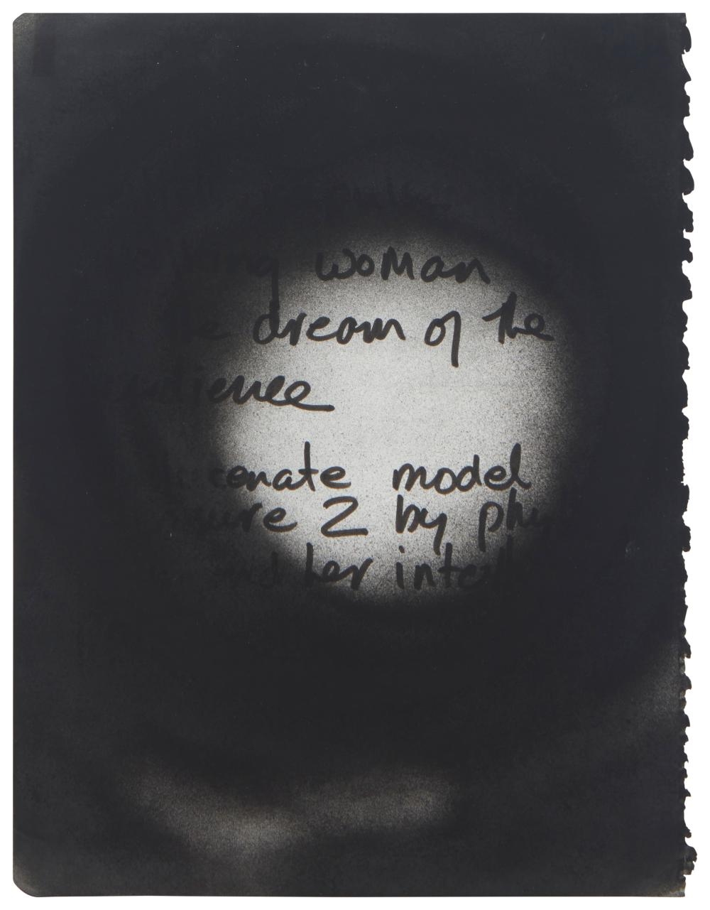 Artwork by Mark Verabioff, Untitled, Made of Mixed Media On Lined Notebook Paper