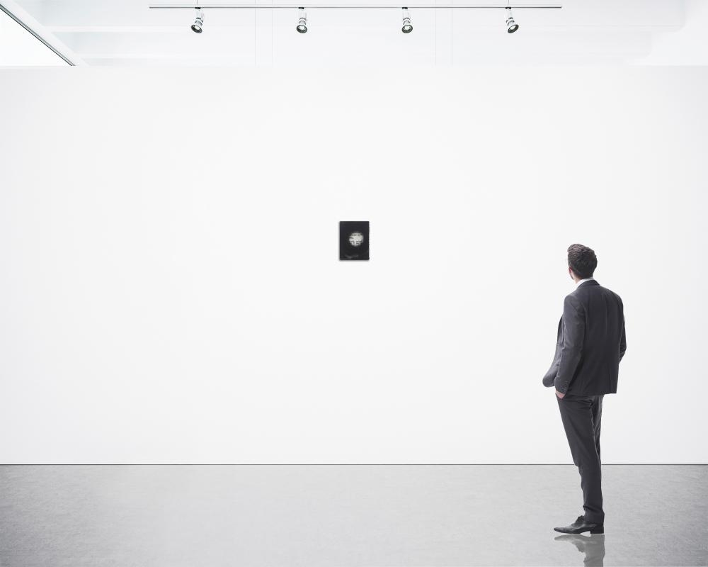 Artwork by Mark Verabioff, Untitled, Made of Mixed Media On Lined Notebook Paper