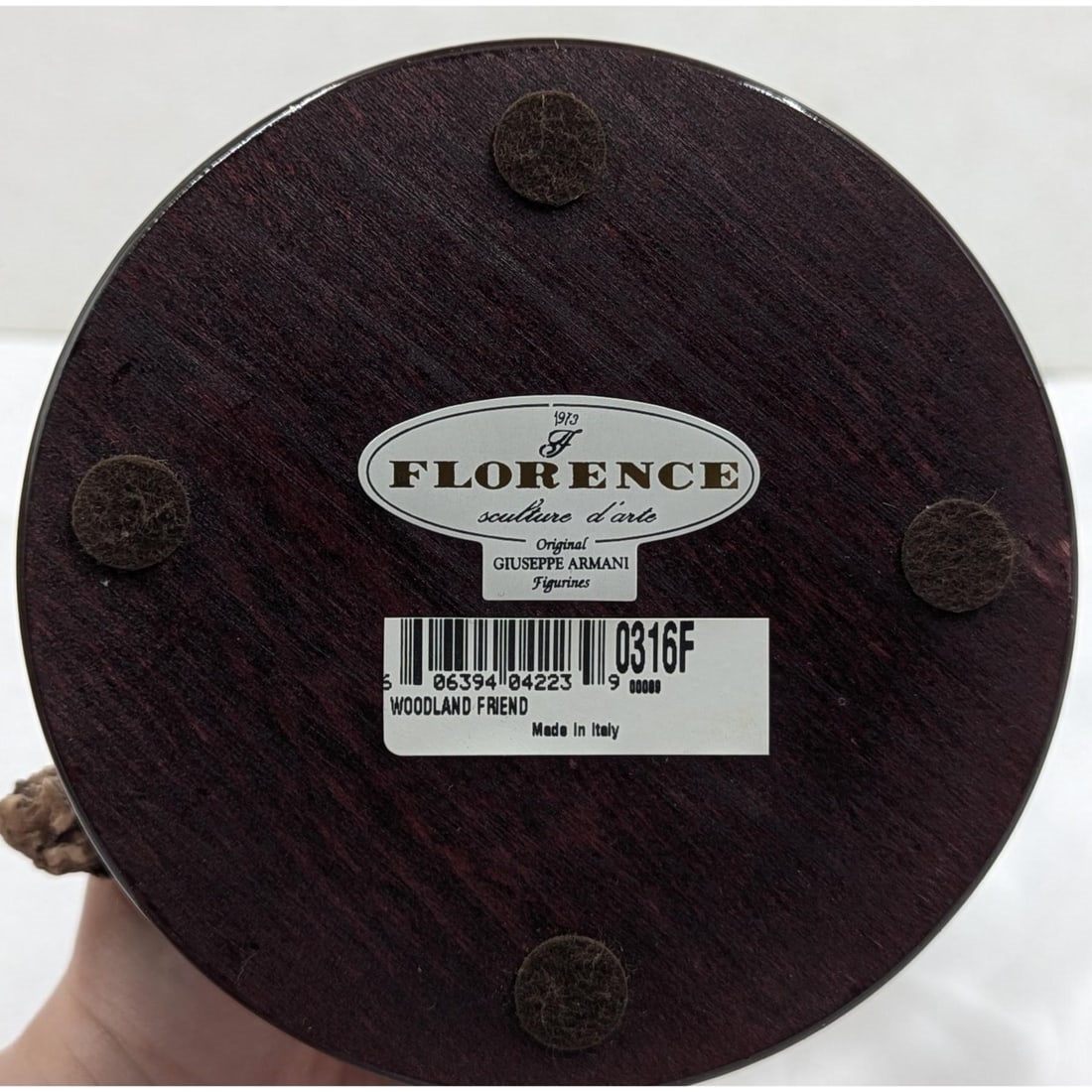 Artwork by Giuseppe Armani, Woodland Friend, Made of Figurine