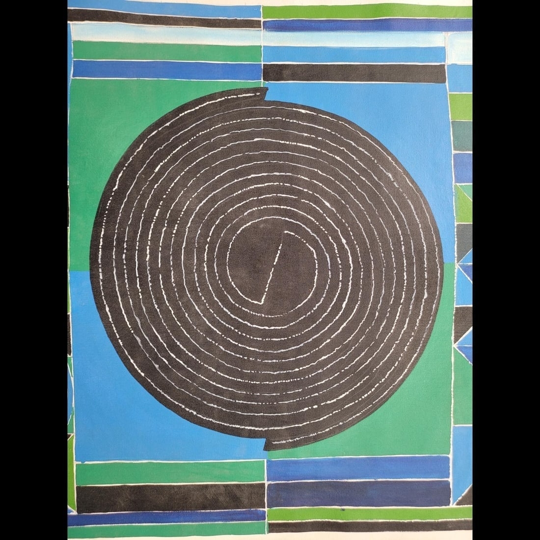 Artwork by Sayed Raza, Acrylic On Canvas Painting, Made of Acrylic On Canvas