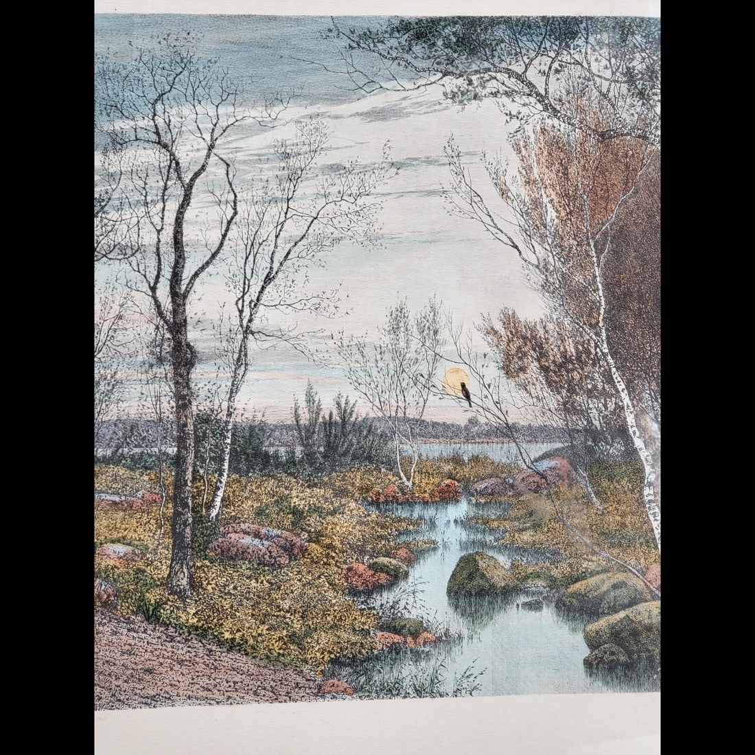 Benjamin Lander | Large Landscape Screen Print | MutualArt