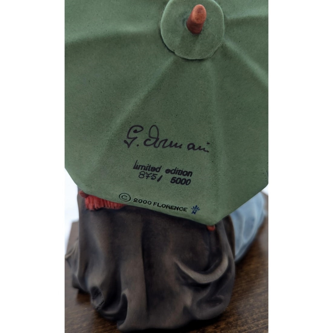 Artwork by Giuseppe Armani, Awaiting The Rainbow, Made of Figurine