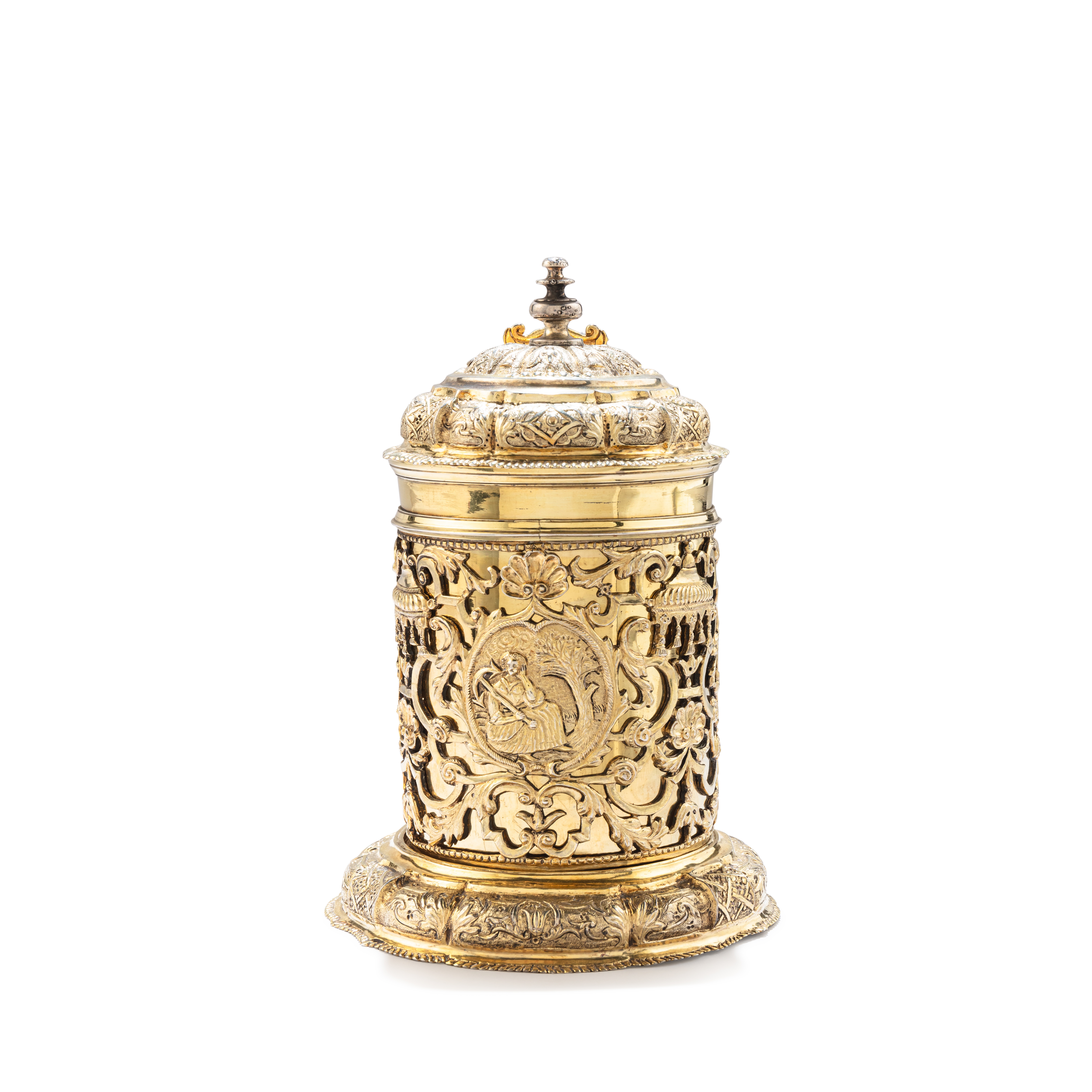 Artwork by Georgius May, A silver-gilt tankard, possibly by Georgius May, Brasso (Hungary), 1655-1684