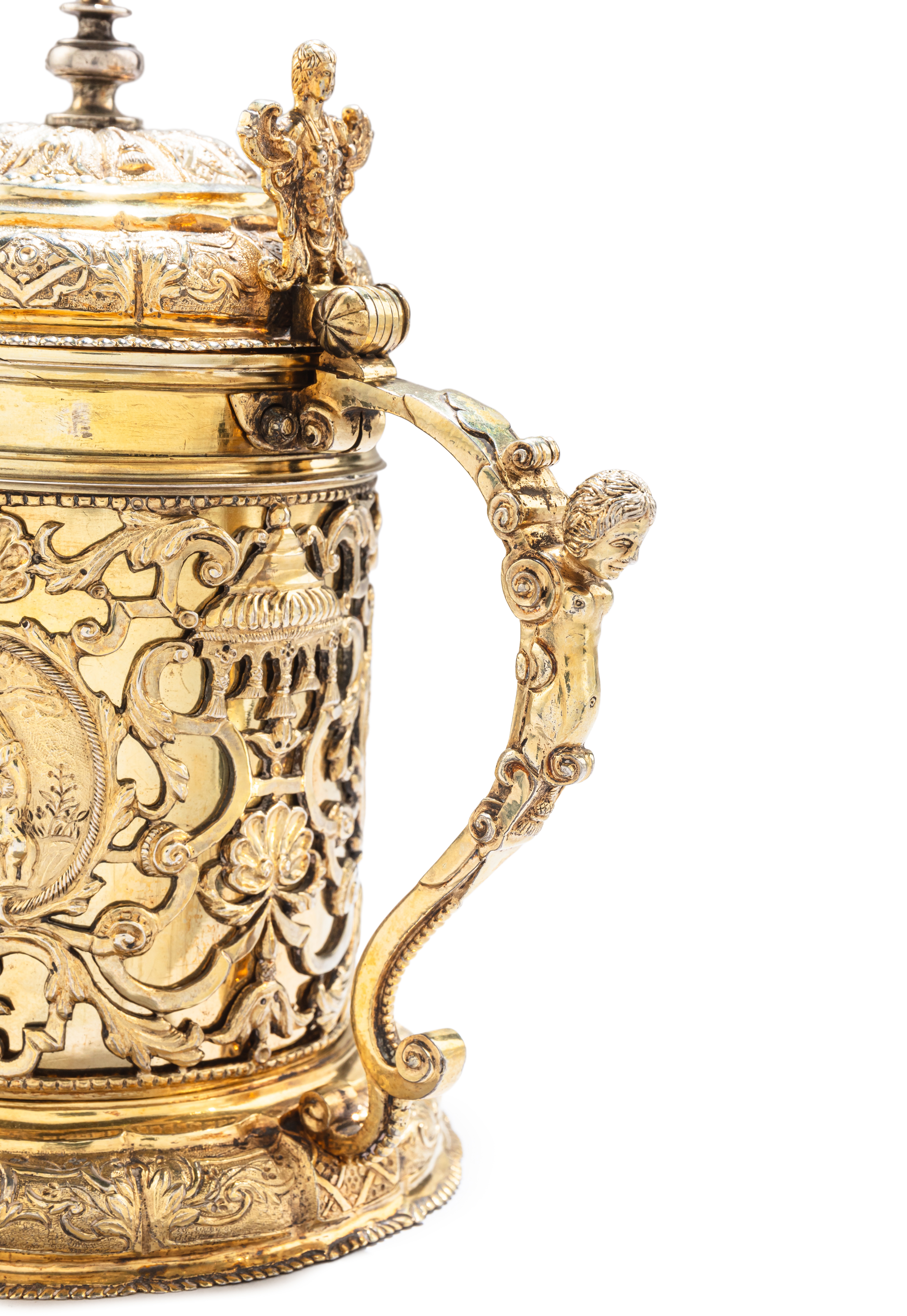 Artwork by Georgius May, A silver-gilt tankard, possibly by Georgius May, Brasso (Hungary), 1655-1684