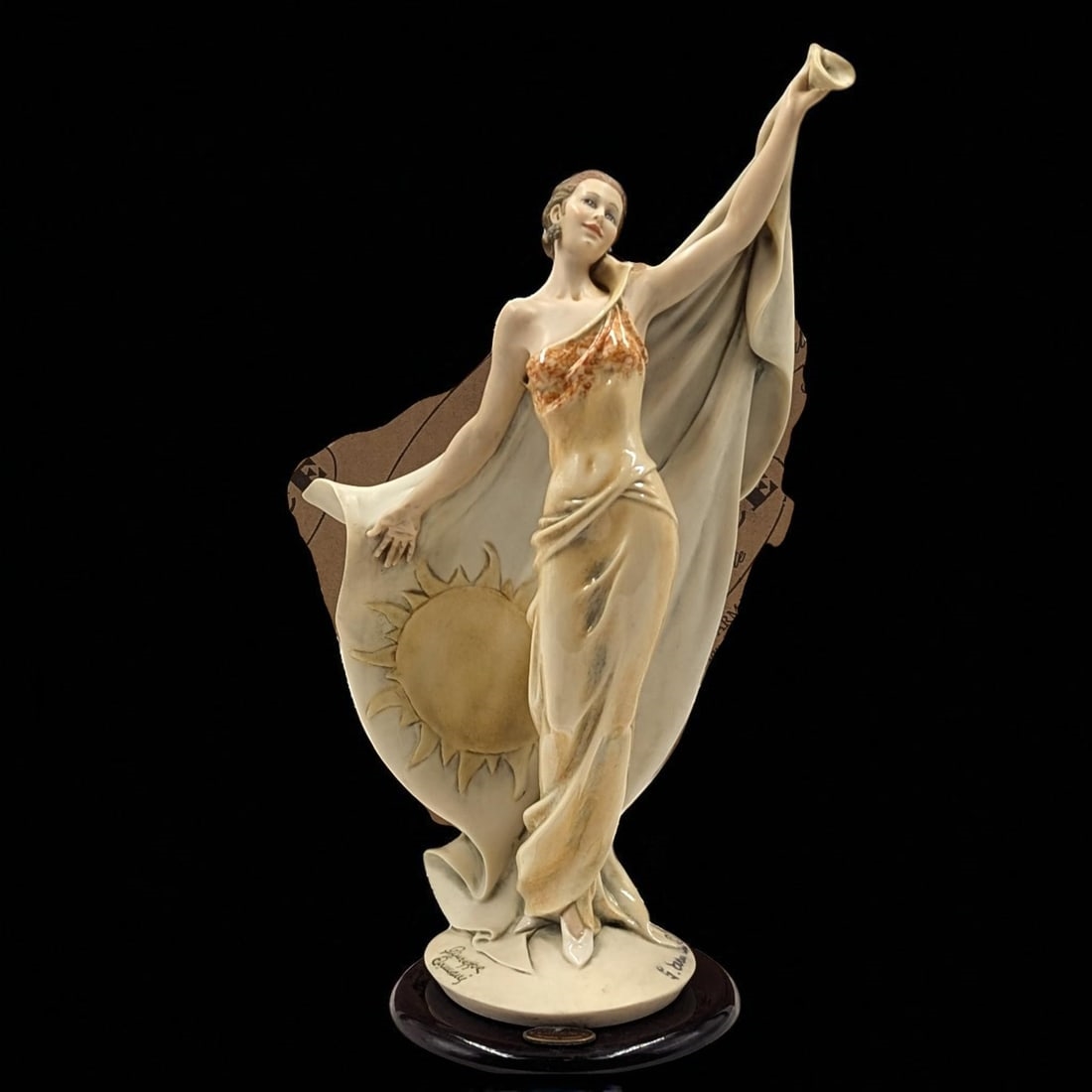 Artwork by Giuseppe Armani, Golden Sun, Made of Figurine