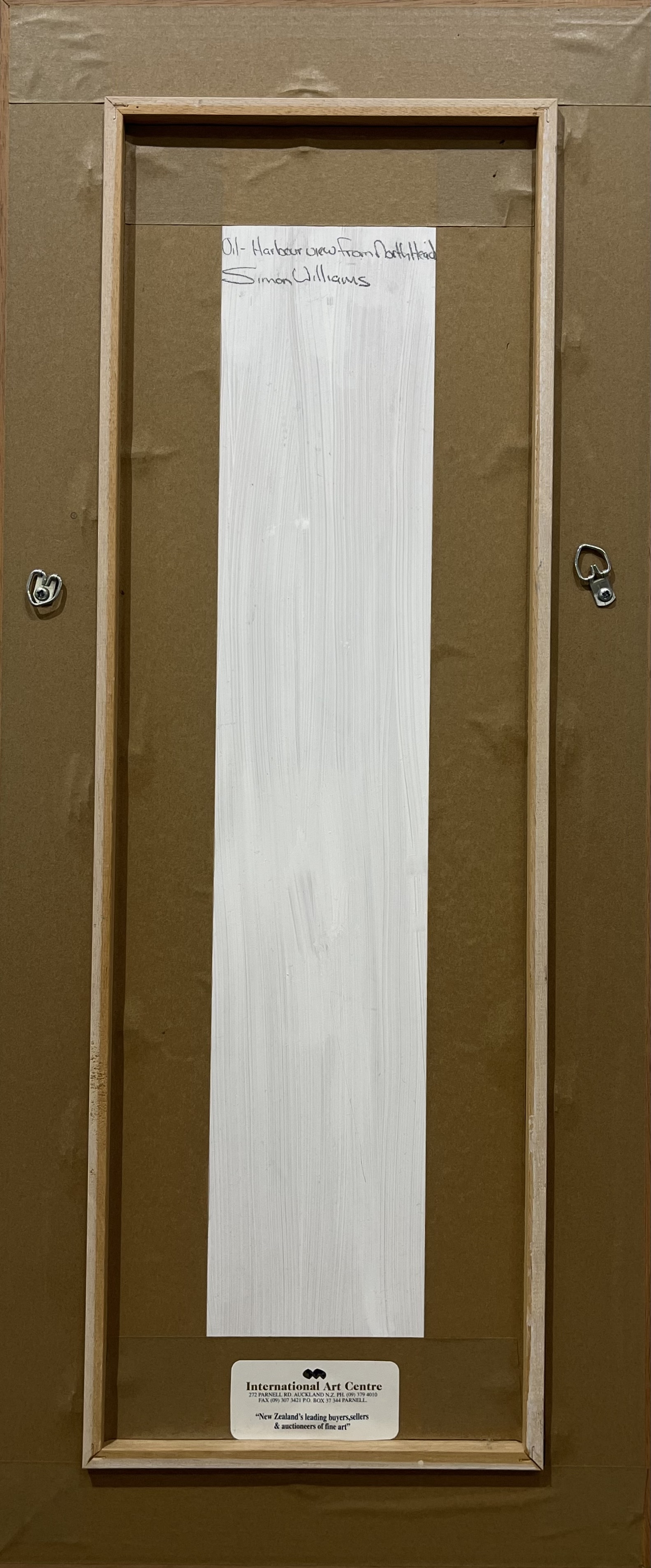 Artwork by Simon Williams, Harbour View from North Head, Made of Oil On Board