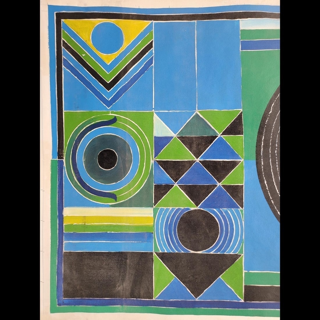 Artwork by Sayed Raza, Acrylic On Canvas Painting, Made of Acrylic On Canvas