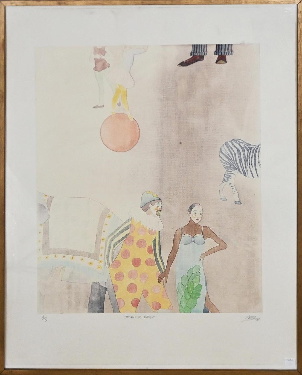 Artwork by Allan Mann, JONSLEUR MASQUE, Made of Lithograph
