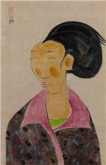 Lady with Pink Collar - Nguyen Hung