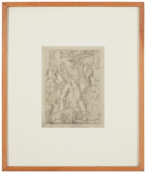 Mario Armond Zamparelli | Cubist figures in motion | MutualArt