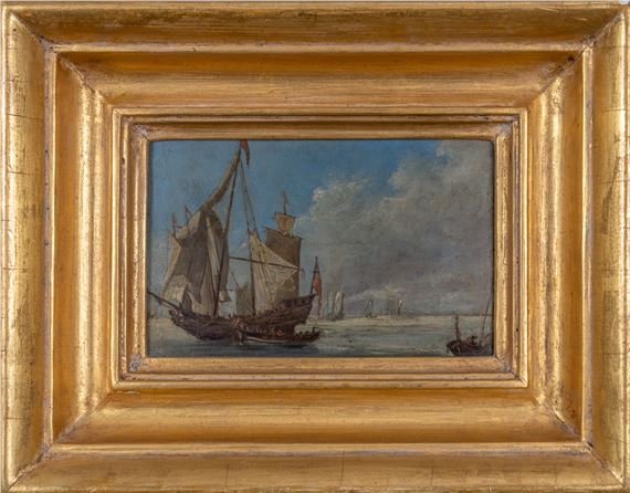 Ships in Calm Waters - Francis Swaine