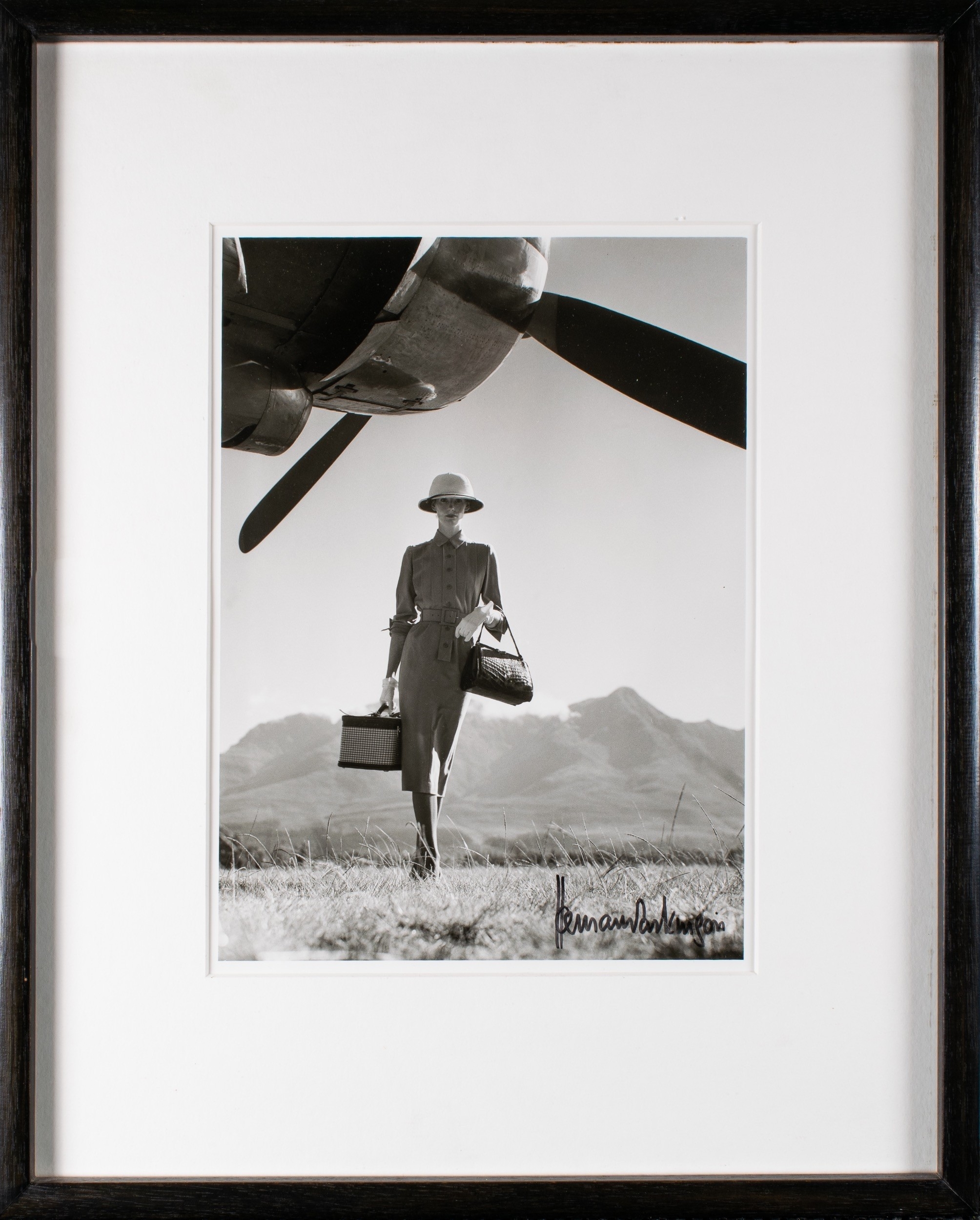 Artwork by Norman Parkinson, The Art of Travel, Made of Silver Gelatin Photograph