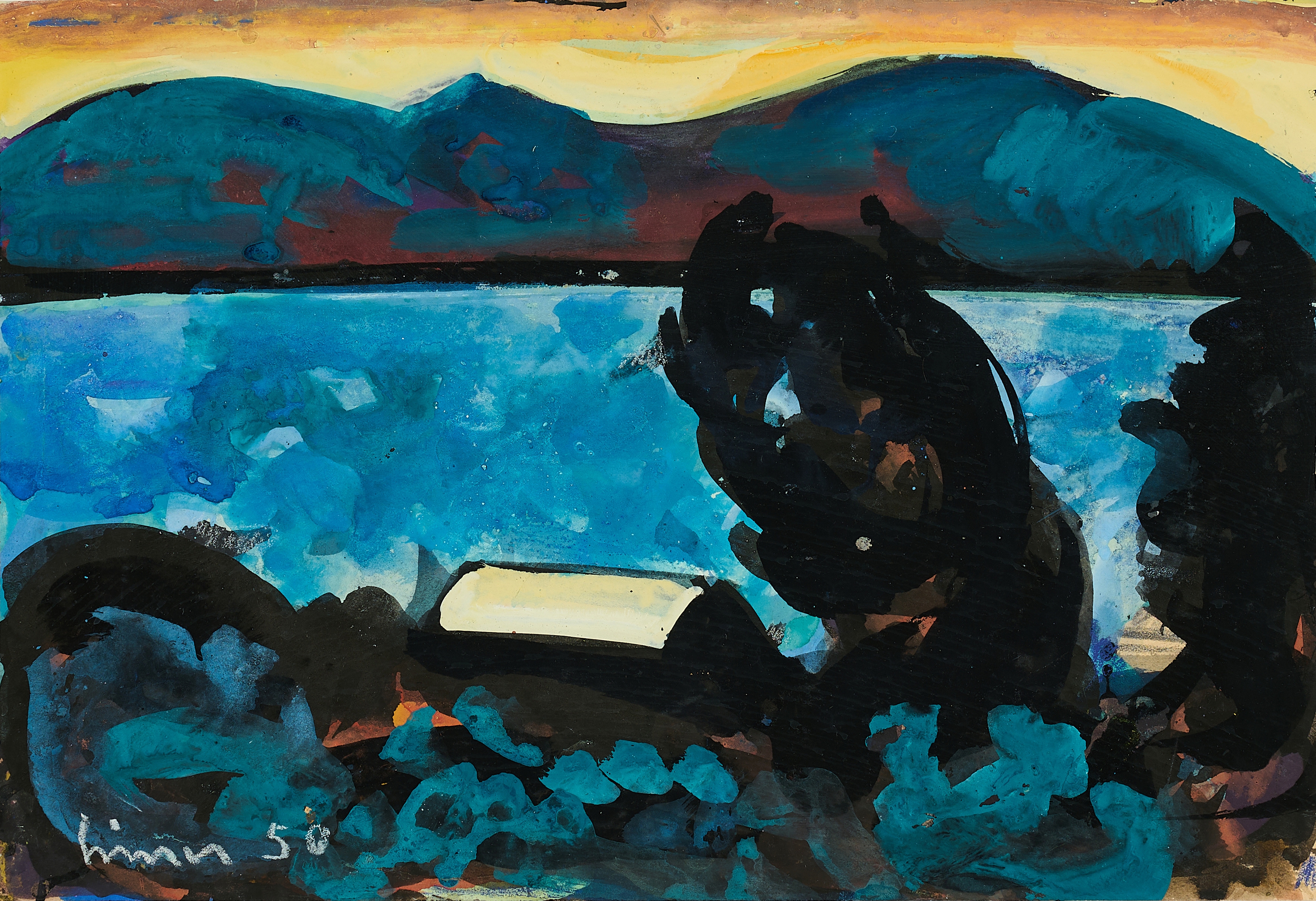 Artwork by Carl Walter Liner, Untitled, Made of Gouache On Paper