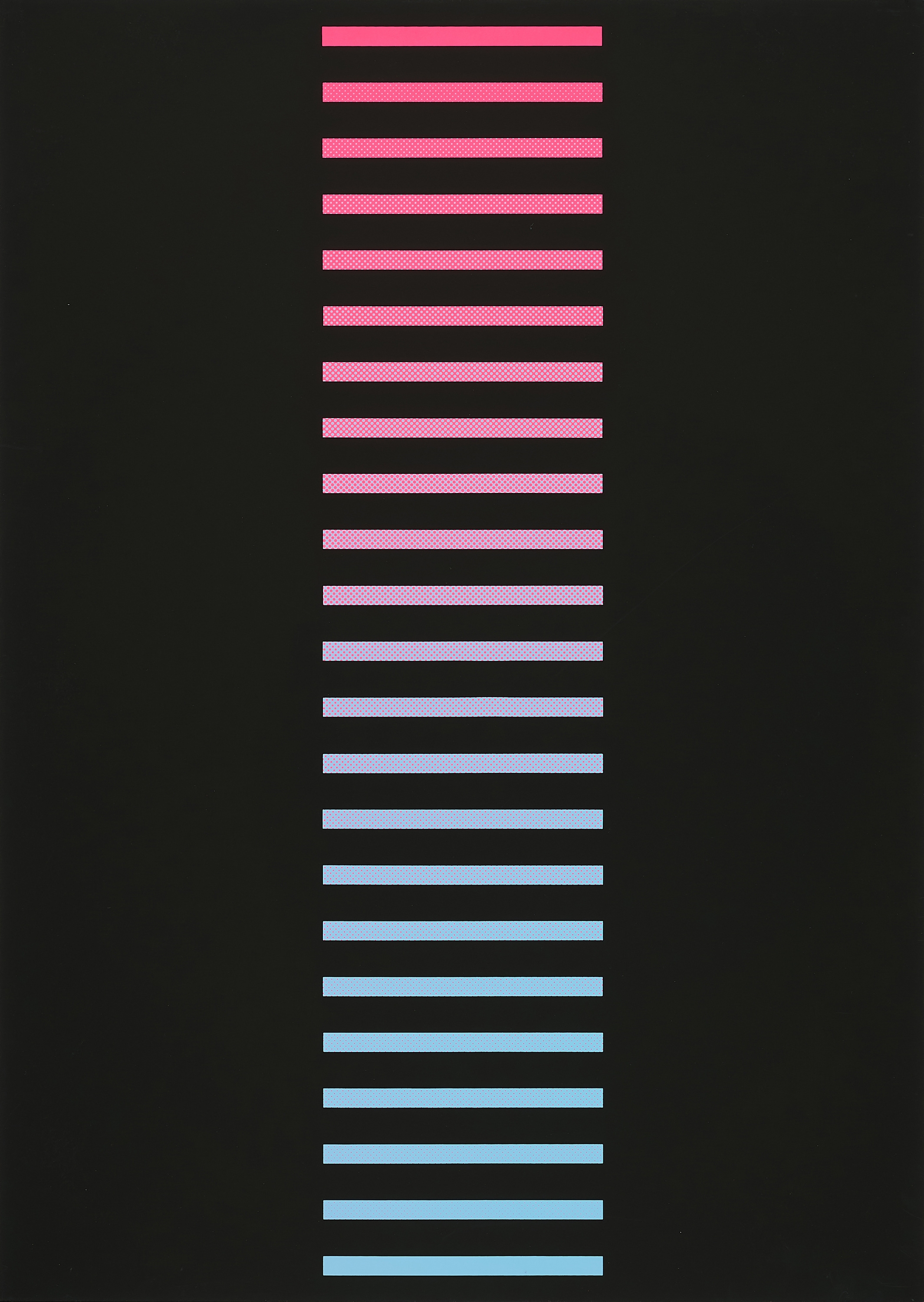 Artwork by Kuno Gonschior, Komposition, Made of Colour Silkscreen On Card