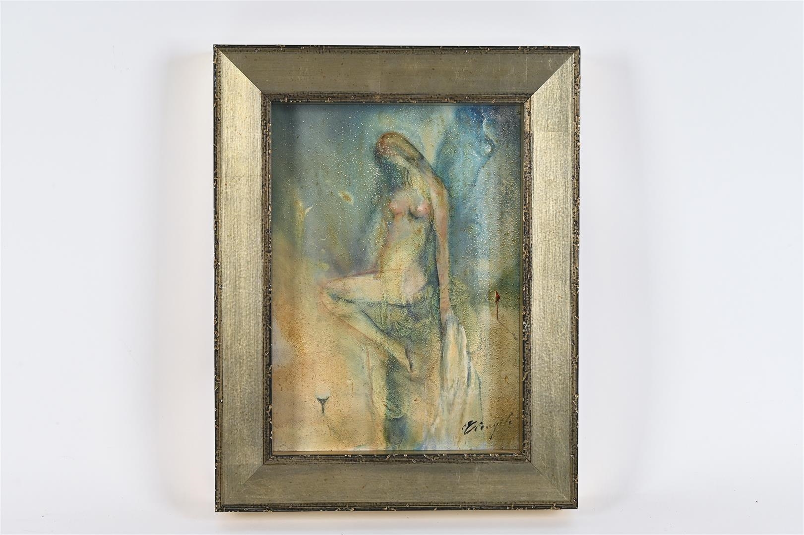 Artwork by Miriam Vleugels, Nymphe, Made of mixed media on painter's board