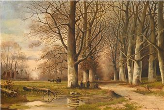 Bosgezicht - Franciscus Lodewijk van Gulik