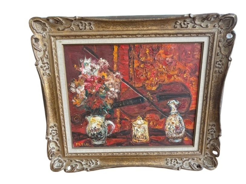 Artwork by Isaac Frenel, Still life with, Made of Oil On Canvas