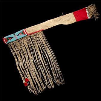 The Native tanned leather case is, - Fringe