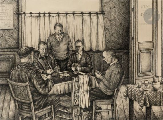 Georges Bauquier | The Card Game | MutualArt