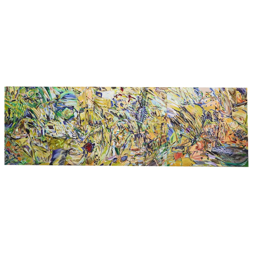 Artwork by Naomie Kremer, Fugue Stream, Made of oil on canvas