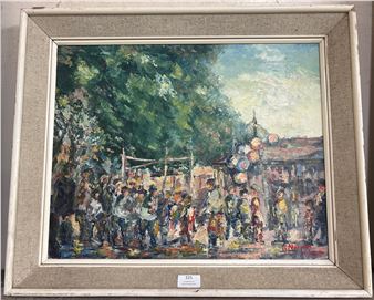 The Fairground Circus - B. Nathan (20th Century)