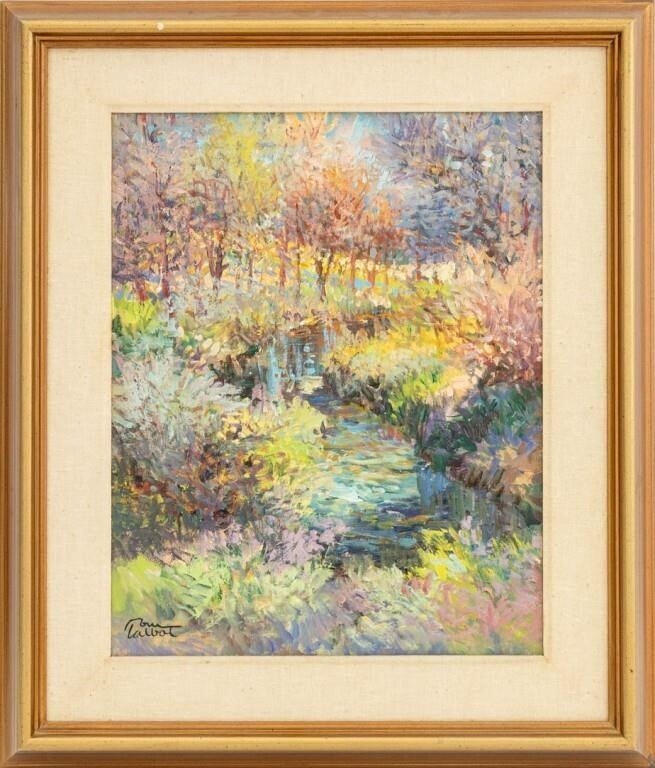 Artwork by Tom Talbot, Fabric, Made of Oil On Canvas