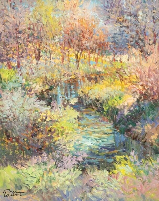 Artwork by Tom Talbot, Fabric, Made of Oil On Canvas