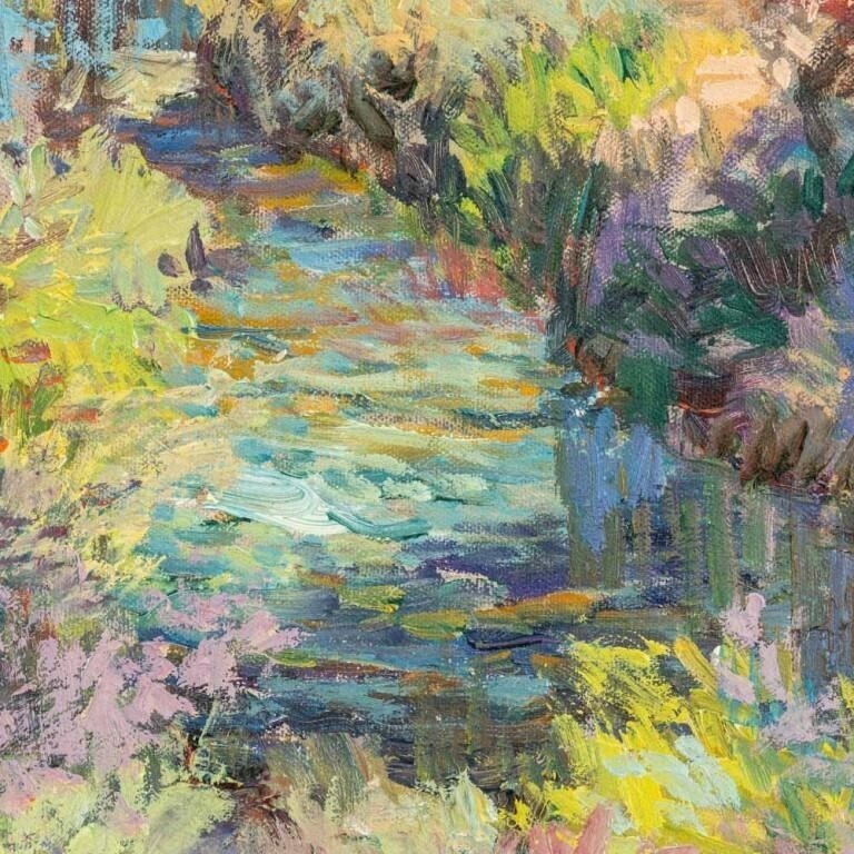 Artwork by Tom Talbot, Fabric, Made of Oil On Canvas