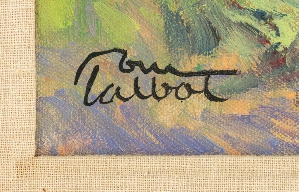 Artwork by Tom Talbot, Fabric, Made of Oil On Canvas