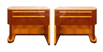 Pair of Art Deco Sideboard Consoles - Donald Deskey