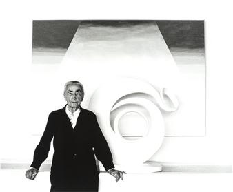 Miss O'Keeffe Standing, Abiquiu, New Mexico - Myron Wood