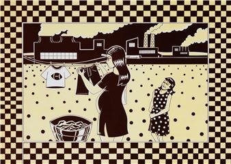 Girl in the Anthropocene - Diego Romero