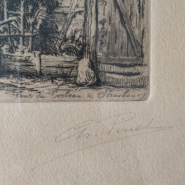 Charles Pinet | Cour du corbeau in Strasbourg | MutualArt