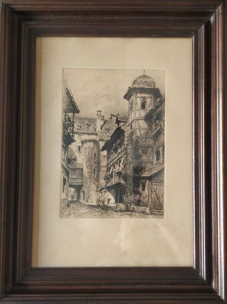 Charles Pinet | Cour du corbeau in Strasbourg | MutualArt