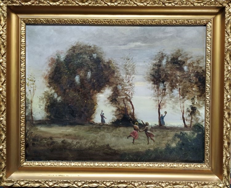 Jean Baptiste Camille Corot | Country scene | MutualArt