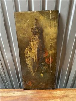 Still life with trophy - Ernest Dupont