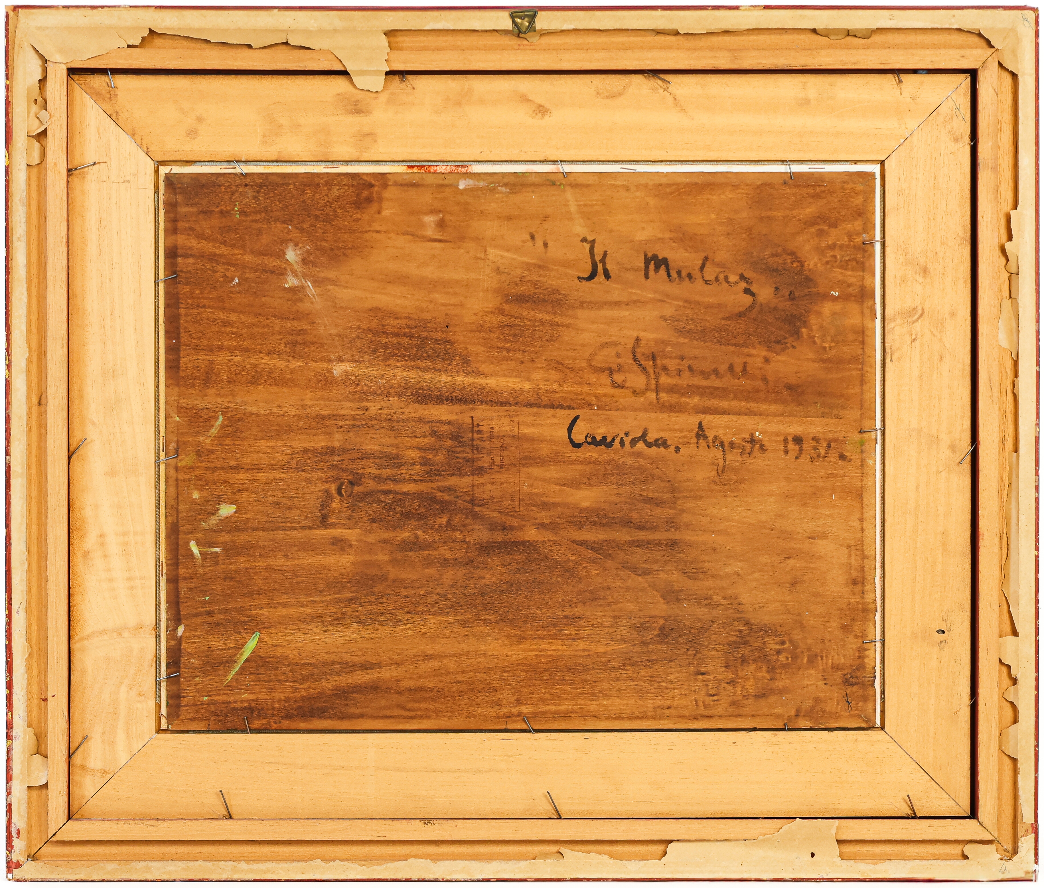 Artwork by Gaetano Spinelli, Il Mulaz, Made of oil on board