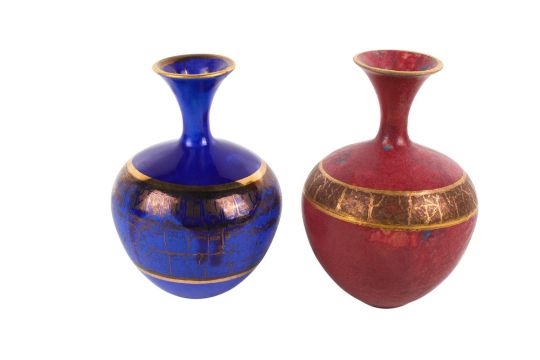 Artwork by Tony Laverick, Two Tony Laverick Studio Pottery vases, Made of Pottery