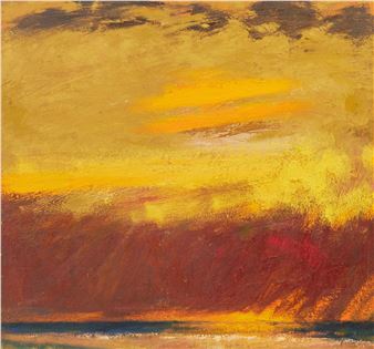 Sunset over the Sea - John Houston