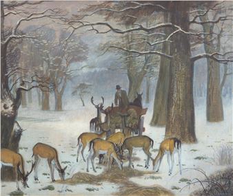 Feeding the deer - James Bateman