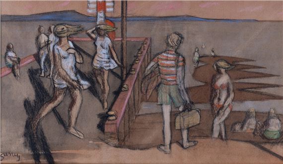 By the seashore - Philip Henry Surrey